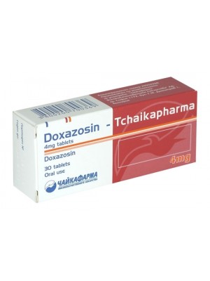 Doxazosin 4 mg. 30 tablets