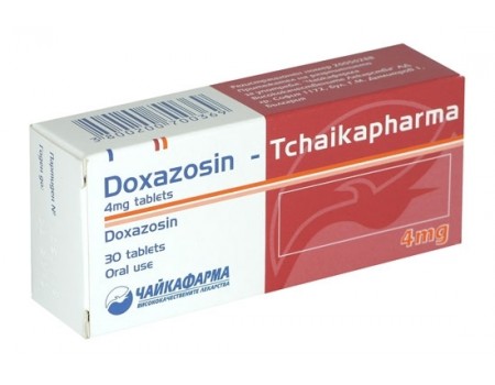 Doxazosin 4 mg. 30 tablets