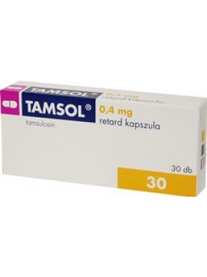 TAMSOL 0.4 mg. 30 capsules
