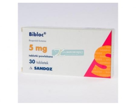BIBLOC as 5 mg. 30 tablets