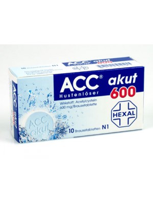 ACC akut 600 mg. 10 tablets