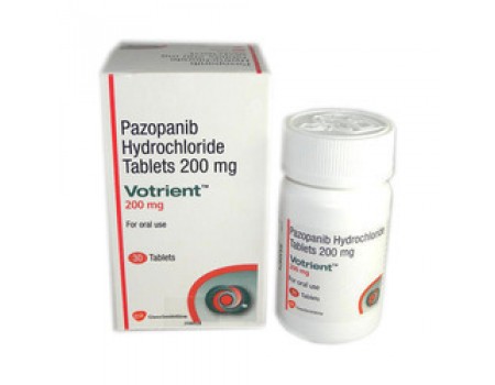 Votrient 200 mg. 30 tablets
