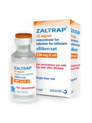 ZALTRAP 25 mg/ml. 200mg./8 ml.