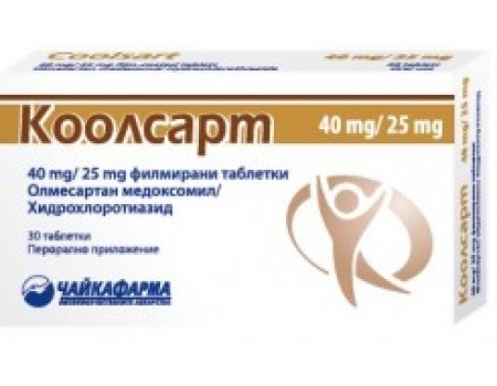 COOLSART 20 mg / 12.5 mg. 30 tablets