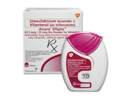 ANORO INHALER 55 mcg. / 22 mcg. 30 doses 