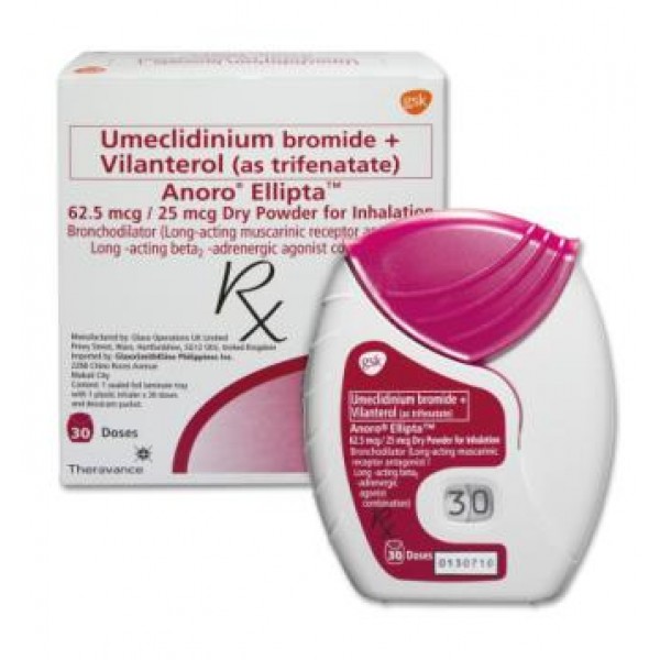 ANORO INHALER 55 mcg. / 22 mcg. 30 doses