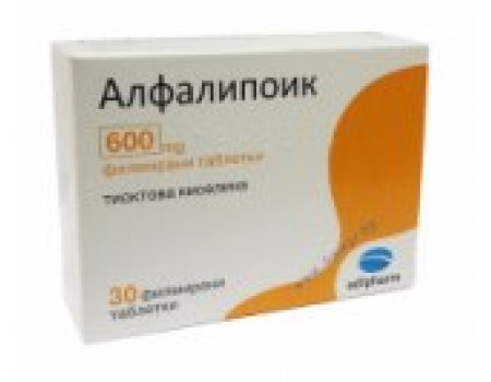 Alfalipoic 600 mg. 30 tablets