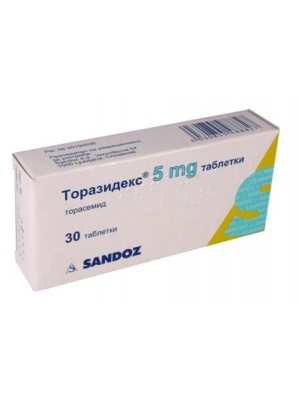 TORAZIDEX 5 mg. 30 tablets