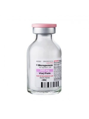Meropenem 500 mg. 10 vials