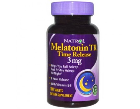 Melatonin TR 3mg. 100 tablets