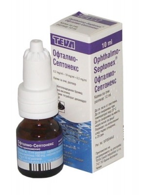 OPTHTHALMO SEPTONEX Eye drops 10 ml.