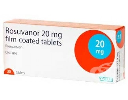 ROSUVANOR 20 mg. 30 tablets