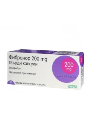 FIBRANOR 200 mg. 30 capsules