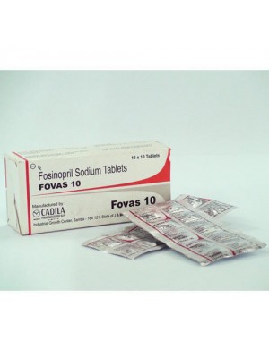 Fosinopril 20 mg. 30 tablets