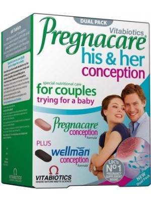 Pregnacare her and his conception 60 tablets