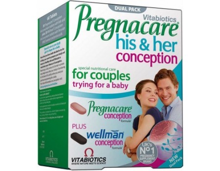 Pregnacare her and his conception 60 tablets