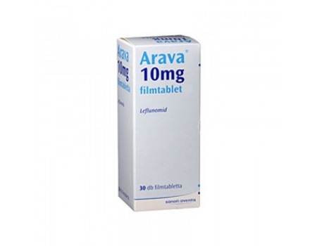 Arava 10 mg. 30 tablets