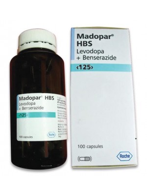 Madopar HBS and 100 mg. / 25 mg. 100 capsules