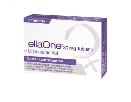 ellaOne 30 mg. 1 tablet