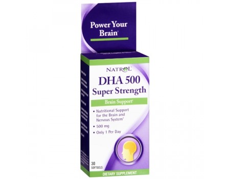 DHA Super 500 mg. 30 capsules