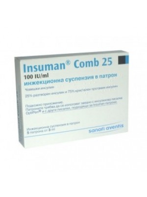 Insuman combo OPTIPEN 25 300IU