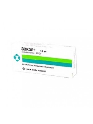 Zocor. 10 mg. 28 tablets
