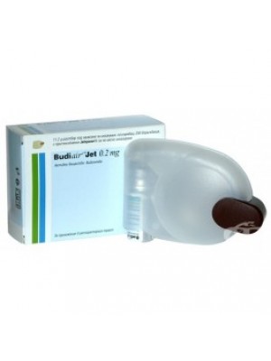 BUDIAIR JET inhaler 0.2mg. 200 doses