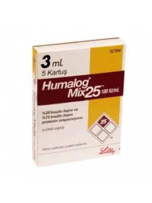 HUMALOG MIX 25 300 IU 3 ml. 5