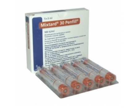 Mixtard 30 PEN 300 IU 3 ml