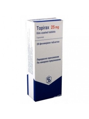 TOPIRAX - 28 tablets - 25 mg.