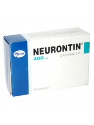 Neurontin. 400 mg. 100 tablets