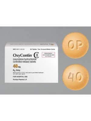 Oxycontin. 40 mg. 50 tablets