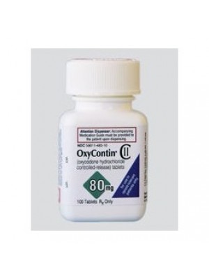Oxycontin. 80 mg. 50 tablets