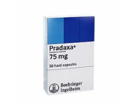 PRADAXA. 75 mg. 10 capsules