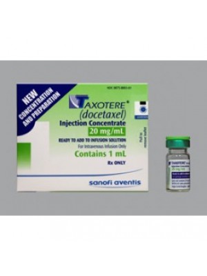TAXOTERE. 20 mg. / 1 ml. 1 vial