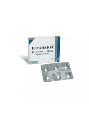 ITRANAZOLE. 100 mg. 4 capsules