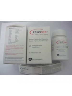 Trizivir. 300 mg. / 150 mg. / 300 mg. 60 tablets