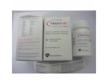 Trizivir. 300 mg. / 150 mg. / 300 mg. 60 tablets