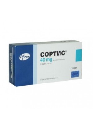 SORTIS. 40 mg. 30 tablets