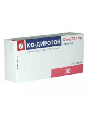 Co-DIROTON . 10 mg. / 12.5 mg tablets