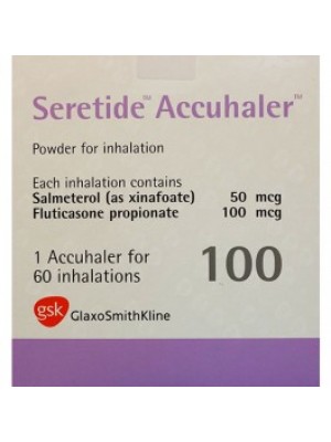 SERETIDE DISKUS 0.50 mcg. / 100 mcg. 60 doses