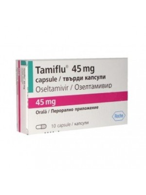 TAMIFLU. 45 mg. 10 capsules