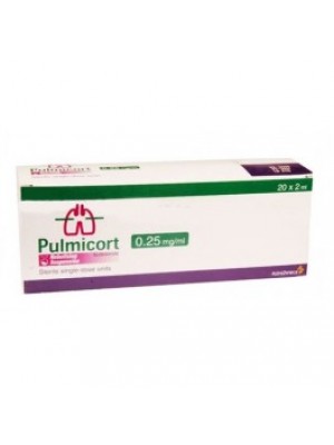 Pulmicort 0.25 mg. / ml. 2 ml. 20 doses