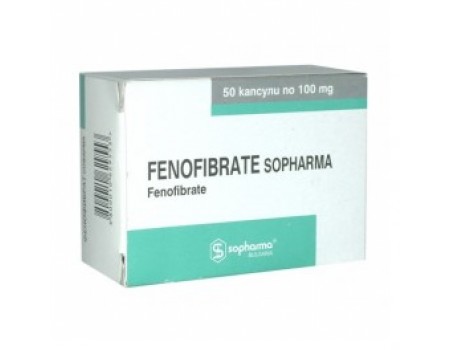 Fenofibrate. 100 mg. 50 capsules