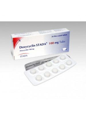 Doxycycline. 100 mg. 15 capsules