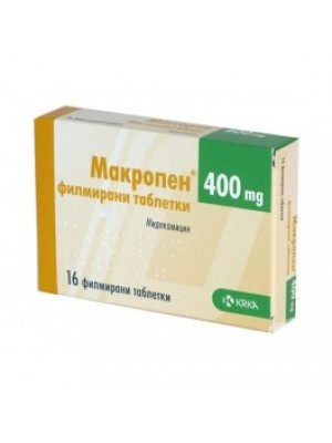 Macropen. 400 mg. 16 tablets