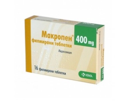 Macropen. 400 mg. 16 tablets