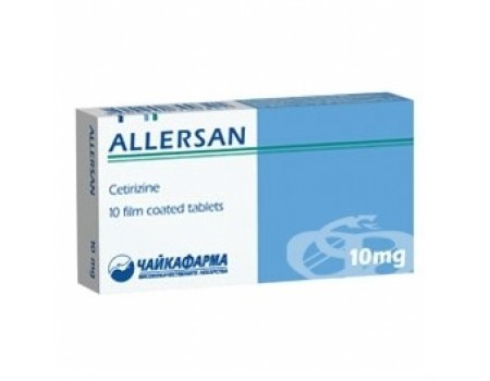 ALLERSAN.10 mg,10. tablets