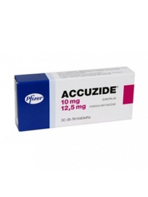ACCUZIDE. 10 mg/12.5 mg. 30 tablets