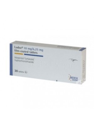 Lodoz. 10 mg. / 6.25 mg. 30 tablets